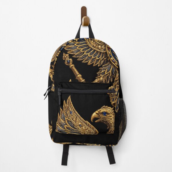 Item preview, Byzantine Crowned Eagle Embroidery | Double-Headed Imperial Royal Crest Luxury Art designed and sold by Emoji Emblems.