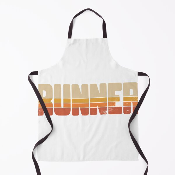 Item preview, Retro Runner Typography - Vintage Sunset Striped Graphic designed and sold by Melian Vintage.
