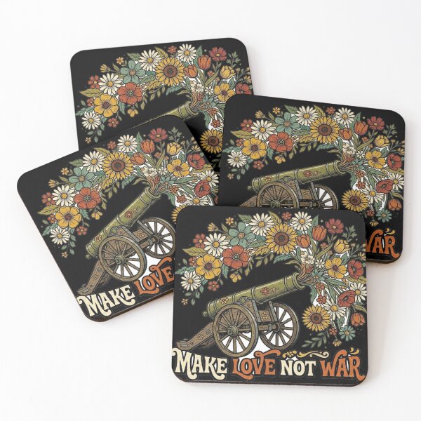 Item preview, Flower Cannon – Make Love Not War Vintage Peace Shirt designed and sold by HEL-GSHOP.