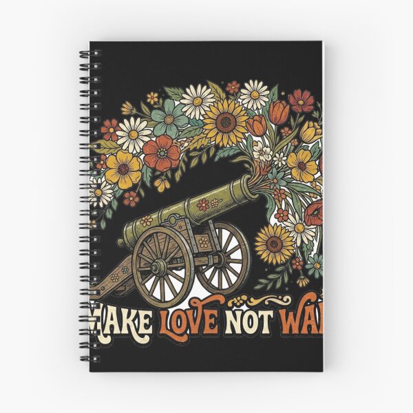 Item preview, Flower Cannon – Make Love Not War Vintage Peace Shirt designed and sold by HEL-GSHOP.