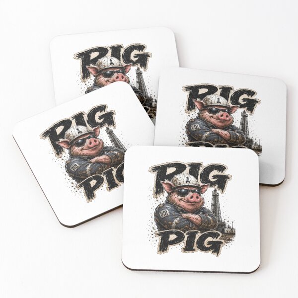 Item preview, Rig Pig | Oilpatch Humor Pig Worker Design designed and sold by DigiWoosh.