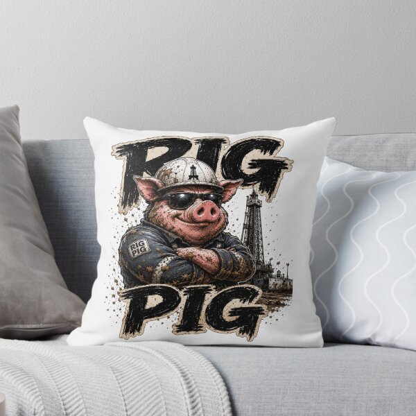 Item preview, Rig Pig | Oilpatch Humor Pig Worker Design designed and sold by DigiWoosh.