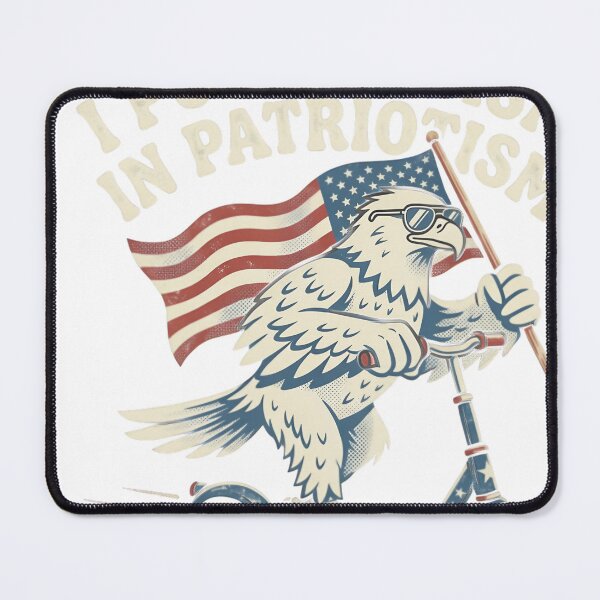 Item preview, I Put The Tism In Patriotism Eagle Scooter designed and sold by JMDesignHub.