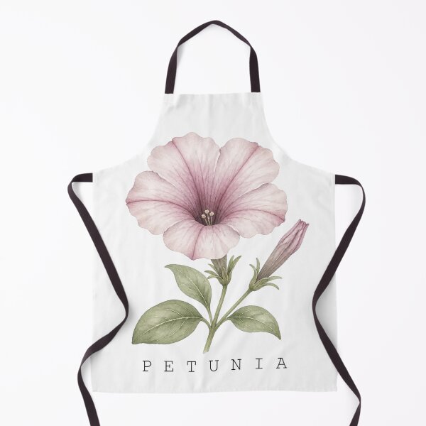 Item preview, Mauve Petunia Watercolor Botanical Flower Illustration Art Print designed and sold by FernLiz.