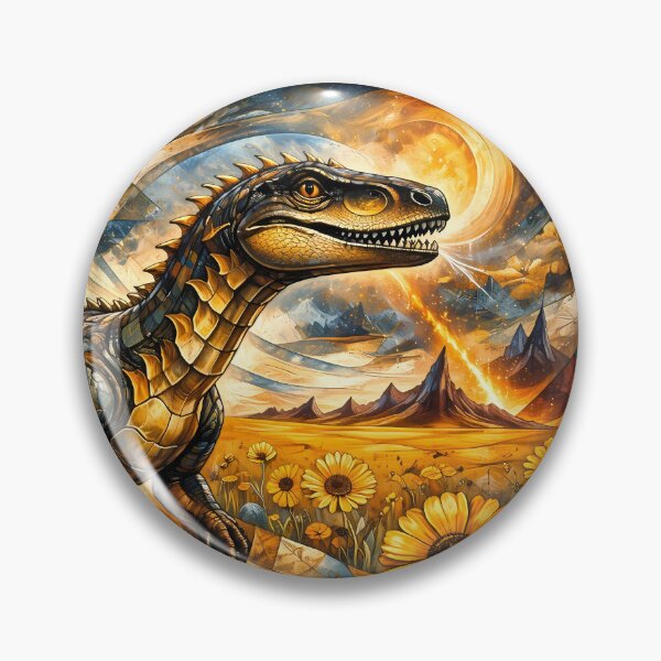 Item preview, Futuristic Dinosaur Landscape designed and sold by cuprum.