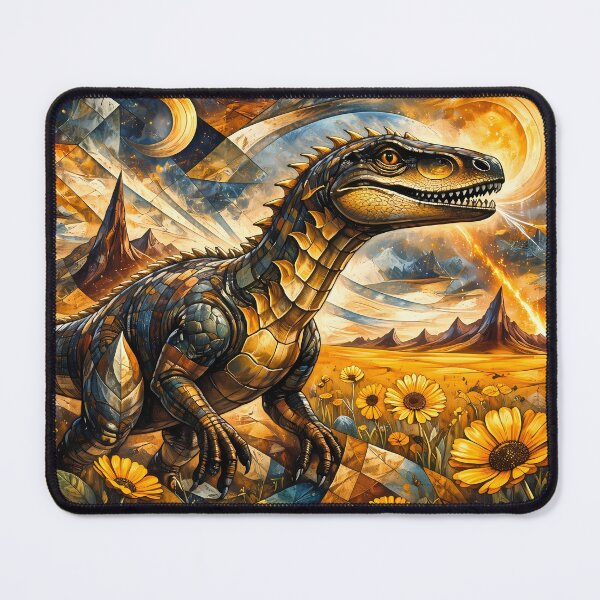 Item preview, Futuristic Dinosaur Landscape designed and sold by cuprum.