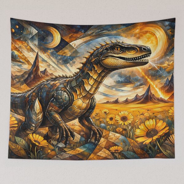 Item preview, Futuristic Dinosaur Landscape designed and sold by cuprum.