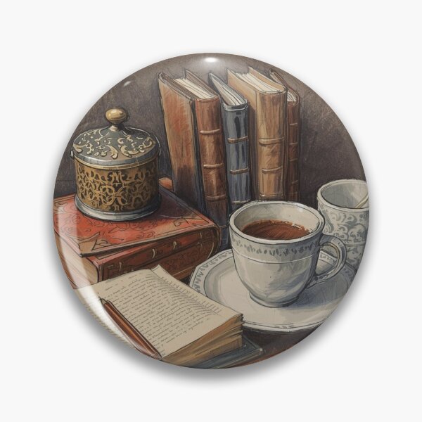 Item preview, Vintage Still Life Coffee Books Aesthetic designed and sold by Coffread.
