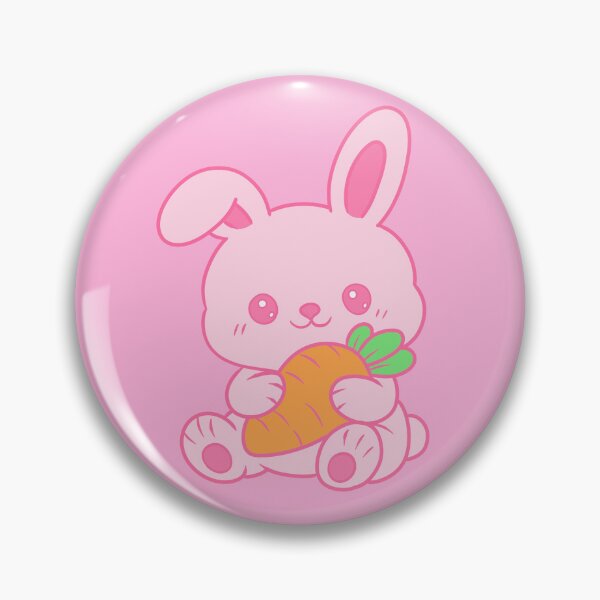 Item preview, Cute Kawaii Pink Bunny designed and sold by Phyllya Design.