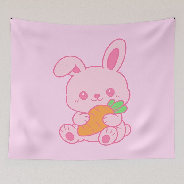 Item preview, Cute Kawaii Pink Bunny designed and sold by Phyllya Design.