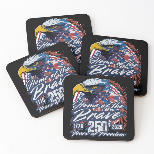 Item preview, Home of the Brave Eagle — 1776 to 2026 America 250 Years of Freedom Patriotic Design designed and sold by GFamilyC.