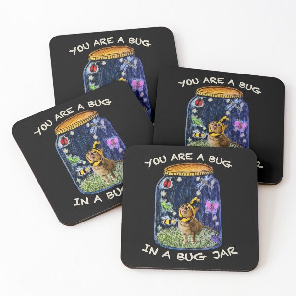 Item preview, Gumbus Bug Jar Funny Cat Meme designed and sold by HaloHop.