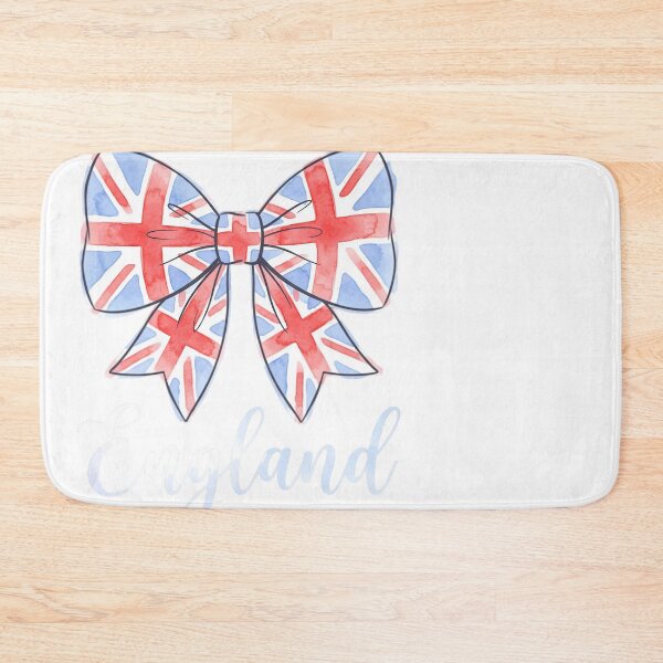 Item preview, England Union Jack Bow English Flag Watercolor designed and sold by JMDesignHub.