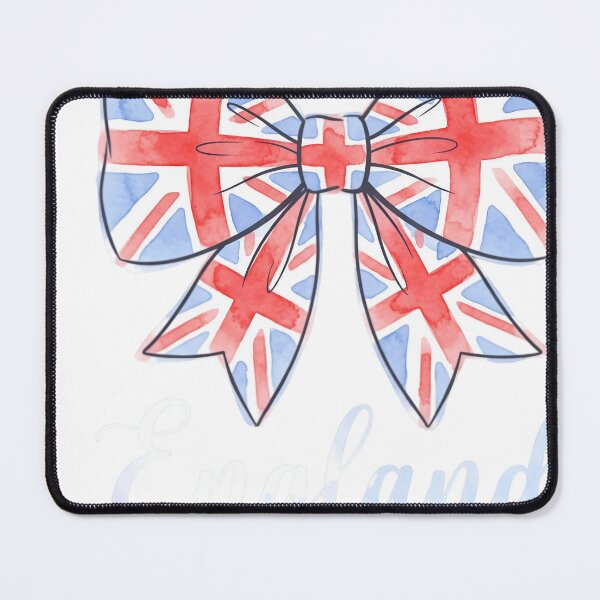 Item preview, England Union Jack Bow English Flag Watercolor designed and sold by JMDesignHub.