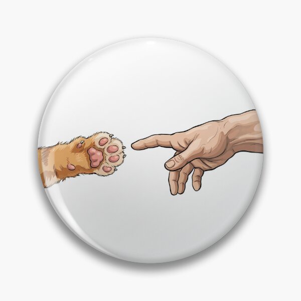 Item preview, The creation of Adam and his cat designed and sold by Joel-QO.