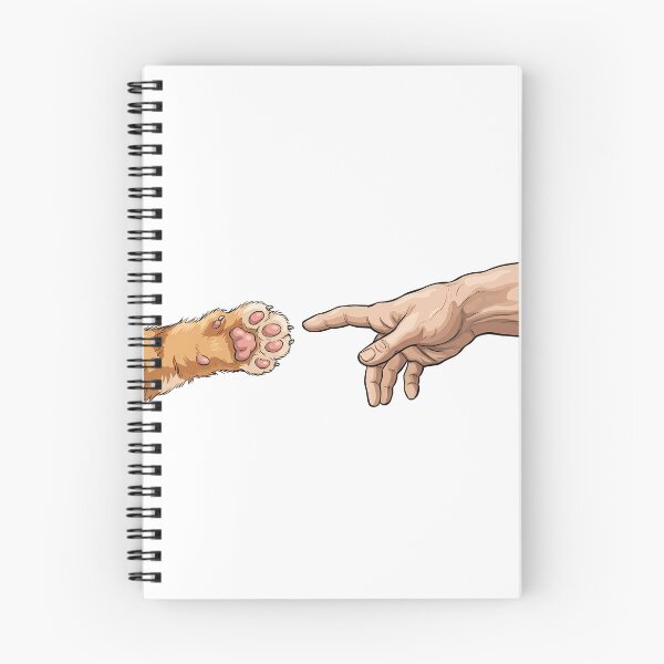 Item preview, The creation of Adam and his cat designed and sold by Joel-QO.