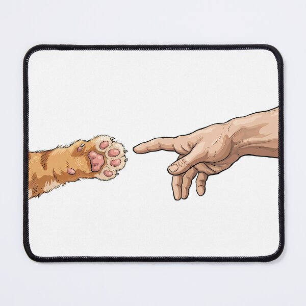 Item preview, The creation of Adam and his cat designed and sold by Joel-QO.