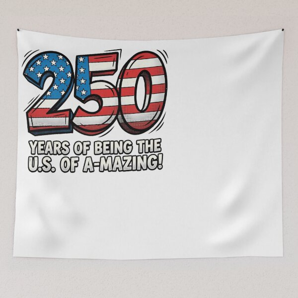 Item preview, America 250 Years US A-mazing Flag Design designed and sold by JMDesignHub.
