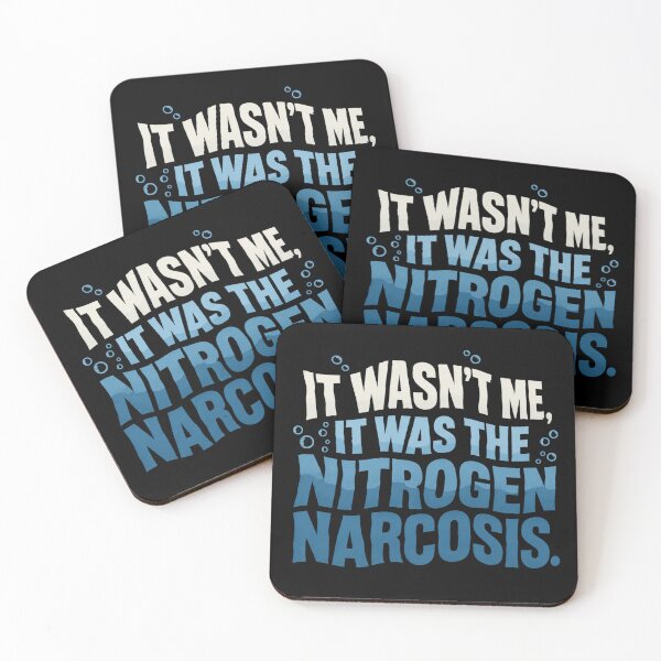 Artikelvorschau, „Ich war’s nicht, es war die Stickstoffnarkose“-Design | Geschenk für Tauchfreunde, Witz entworfen und verkauft von Peycer.
