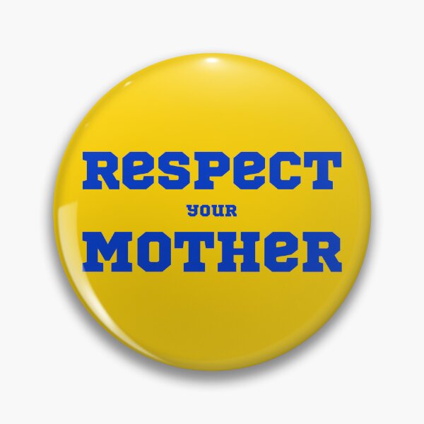 Item preview, Respect Your Mother Blue Varsity Typography designed and sold by eMKa82.