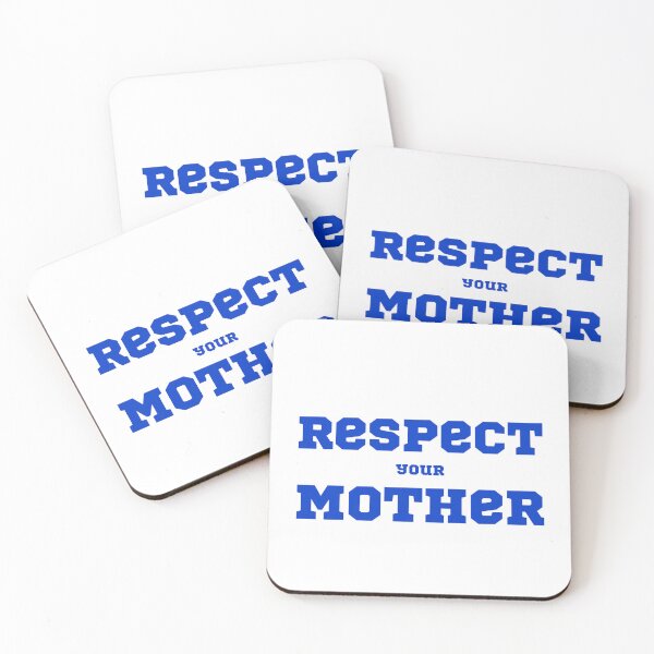 Item preview, Respect Your Mother Blue Varsity Typography designed and sold by eMKa82.