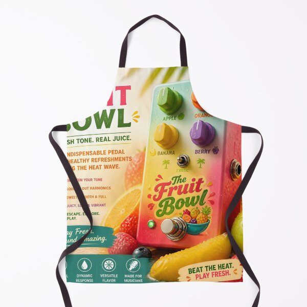 Item preview, The Fruit Bowl — Fresh Tone Guitar Pedal Parody for the Heat Wave designed and sold by Mantramontics.