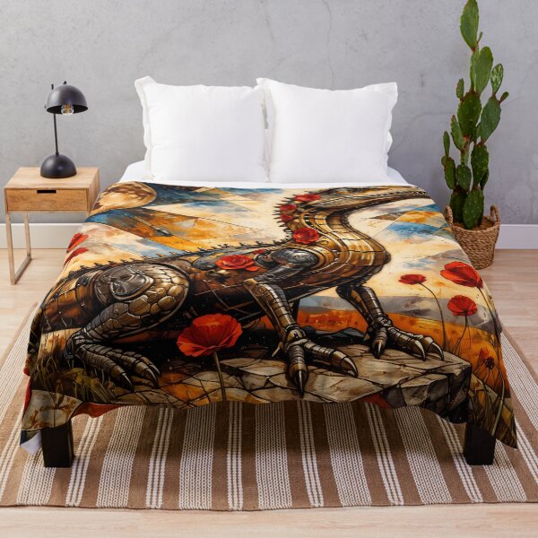 Item preview, Steampunk Dinosaur with Red Roses designed and sold by cuprum.