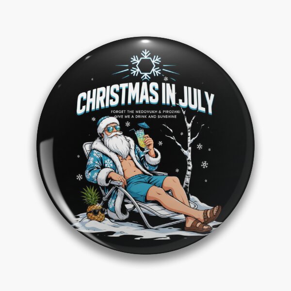 Item preview, Christmas In July – Ded Moroz Father Frost Funny Summer Shirt Russian Slavic Holiday Gift v2 designed and sold by DarylWelsh2024.