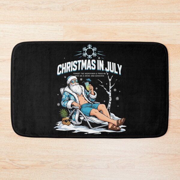 Item preview, Christmas In July – Ded Moroz Father Frost Funny Summer Shirt Russian Slavic Holiday Gift v2 designed and sold by DarylWelsh2024.