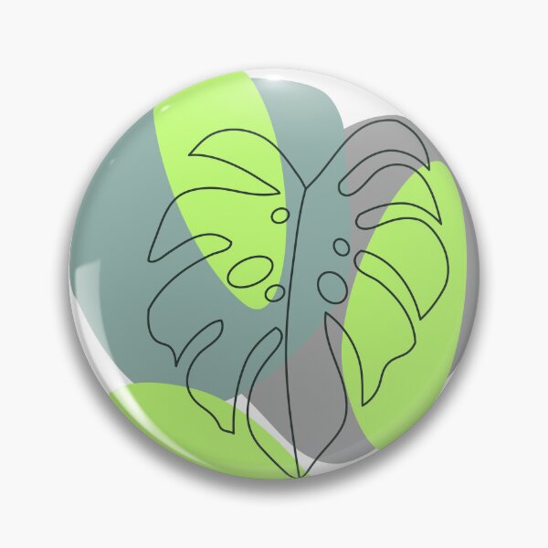 Item preview, Minimalist Monstera Leaf Abstract Line Art designed and sold by BarakahCrafts.