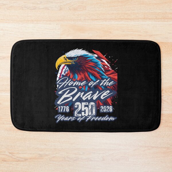 Item preview, Home of the Brave Eagle — 1776 to 2026 America 250 Years of Freedom Patriotic Paint Splash Design designed and sold by GFamilyC.