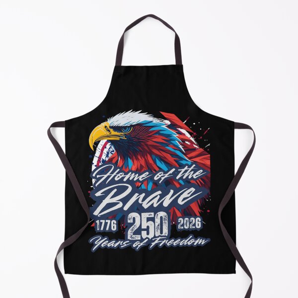 Item preview, Home of the Brave Eagle — 1776 to 2026 America 250 Years of Freedom Patriotic Paint Splash Design designed and sold by GFamilyC.