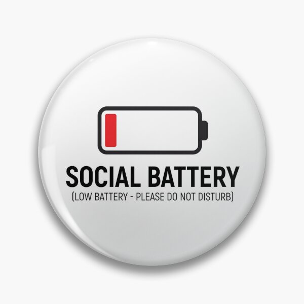 Item preview, Low Introvert Battery Warning Do Not Bother designed and sold by FrankOliver.