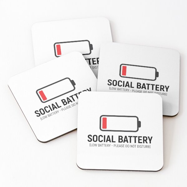 Item preview, Low Introvert Battery Warning Do Not Bother designed and sold by FrankOliver.