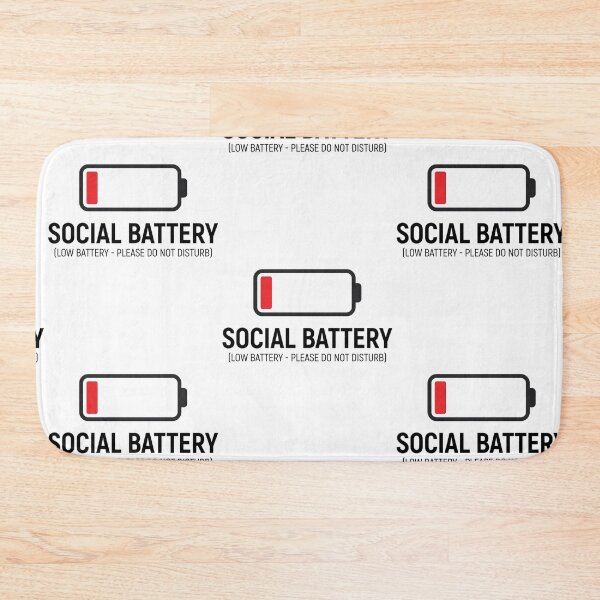 Item preview, Low Introvert Battery Warning Do Not Bother designed and sold by FrankOliver.