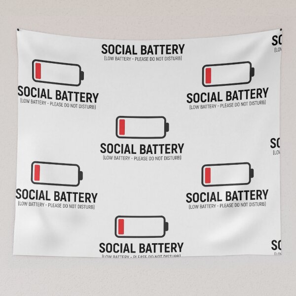Item preview, Low Introvert Battery Warning Do Not Bother designed and sold by FrankOliver.