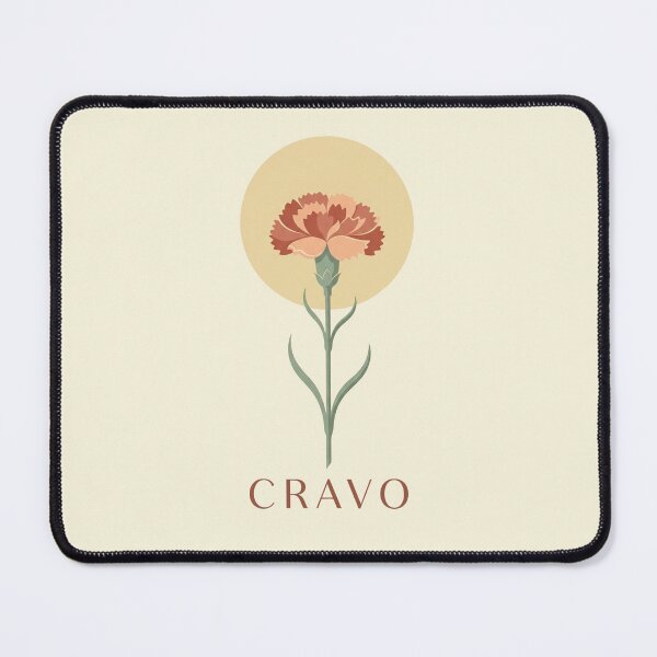 Item preview, Vintage Cravo Carnation Minimalist Botanical Poster designed and sold by DuckOddity.