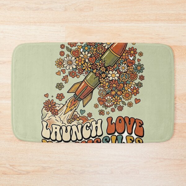 Item preview, Launch Love Not Missiles designed and sold by HEL-GSHOP.
