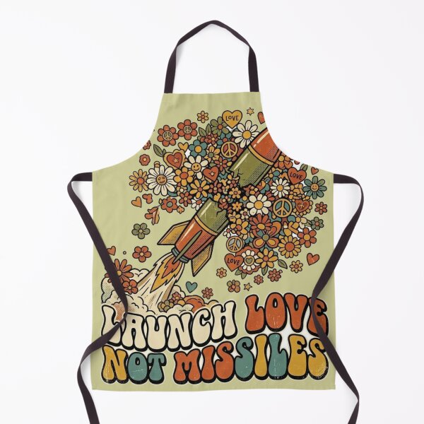Item preview, Launch Love Not Missiles designed and sold by HEL-GSHOP.