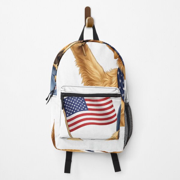 Item preview, Patriotic Retriever America Flag Hot Dog designed and sold by JMDesignHub.