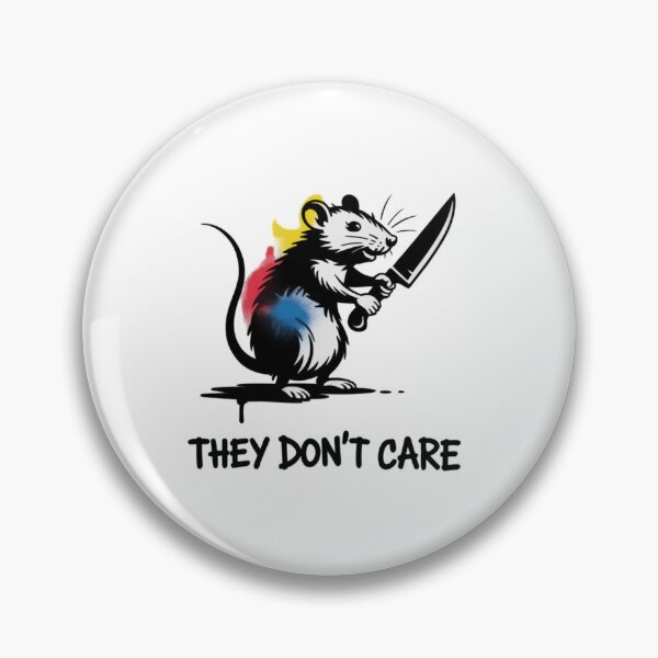 Item preview, Banksy Rat - They don't care designed and sold by 123ks.