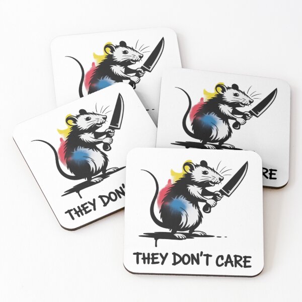 Item preview, Banksy Rat - They don't care designed and sold by 123ks.