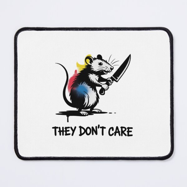 Item preview, Banksy Rat - They don't care designed and sold by 123ks.