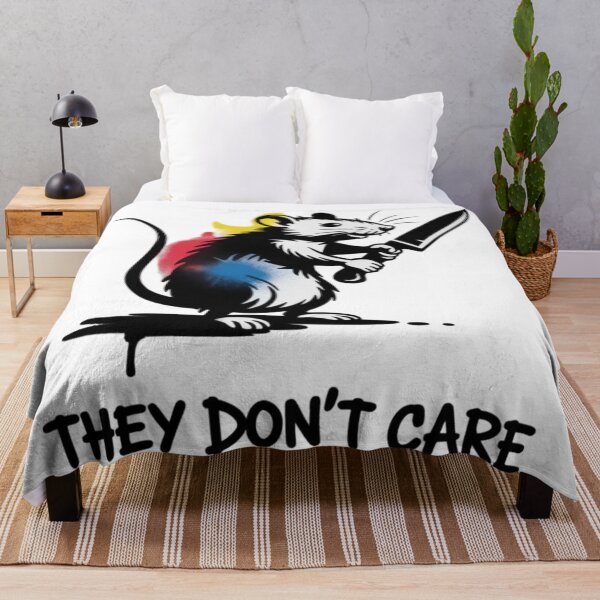 Item preview, Banksy Rat - They don't care designed and sold by 123ks.