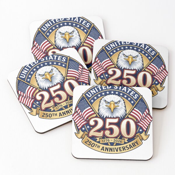Item preview, United States 250th Anniversary Bald Eagle Emblem designed and sold by JMDesignHub.