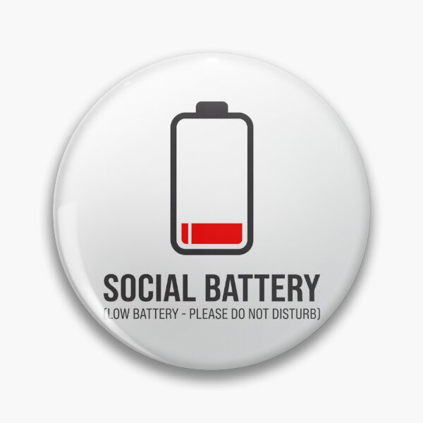 Item preview, Drained Battery Graphic Needs Alone designed and sold by FrankOliver.