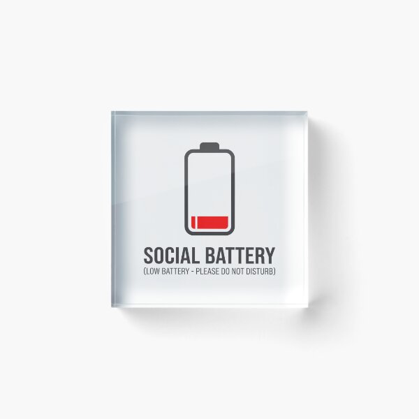 Item preview, Drained Battery Graphic Needs Alone designed and sold by FrankOliver.