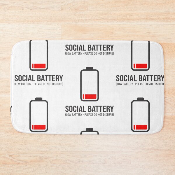 Item preview, Drained Battery Graphic Needs Alone designed and sold by FrankOliver.