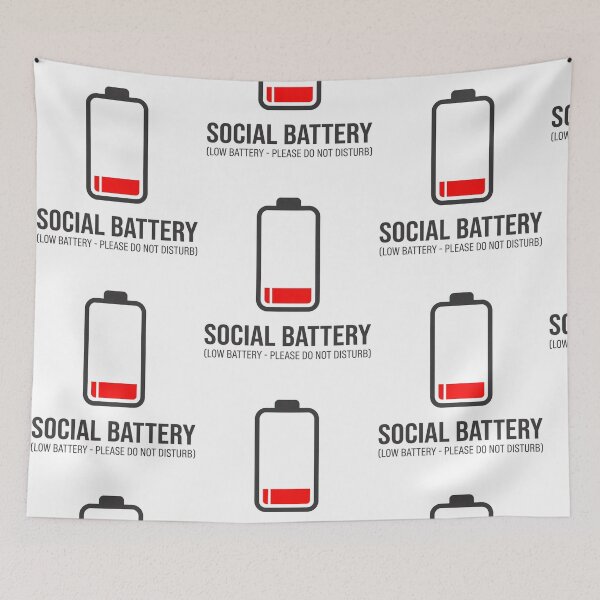 Item preview, Drained Battery Graphic Needs Alone designed and sold by FrankOliver.