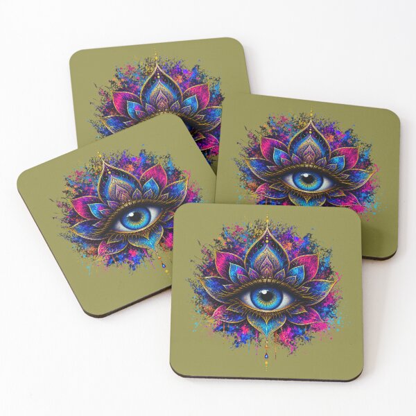 Item preview, Mystical Third Eye | Psychedelic Lotus Eye designed and sold by Aimetoi.